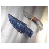 Custom Handmade Damascus Steel Hunting Knife New 5