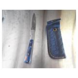 Custom Handmade Damascus Steel Lock Blade Knife Ne
