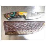 Custom Handmade Damascus Steel Hunting Knife New 8