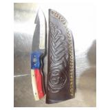 Custom Handmade Damascus Steel Hunting Knife New 8