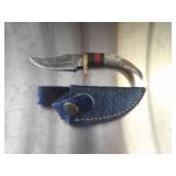 Custom Handmade Damascus Steel Hunting Knife New 6