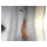 Custom Handmade Damascus Steel Beaver Knife New 7.