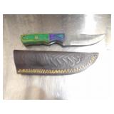 Custom Handmade Damascus Steel Hunting Knife New 8