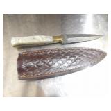 Custom Handmade Damascus Steel Hunting Knife New 8