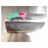 Custom Handmade Damascus Steel Hunting Knife New 8