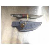 Custom Handmade Damascus Steel Hunting Knife New 6