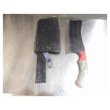 Custom Handmade Damascus Steel Buthcher Knife New