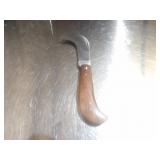 Custom Handmade Damascus Steel Beaver Knife New 8"