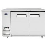 Atosa 59" Back Bar Cooler-Stainless Steel S&D