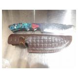 Custom Handmade Damascus Steel Hunting Knife New 1