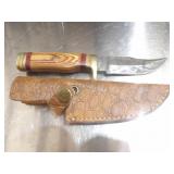 Custom Handmade Damascus Steel Hunting Knife New 8