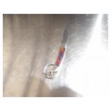 Custom Handmade Damascus Steel Keychain Knife New