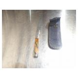 Custom Handmade Damascus Steel Lock Blade Knife Ne