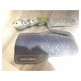 Custom Handmade Damascus Steel Bull Knife New 8"