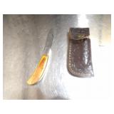 Custom Handmade Damascus Steel Lock Blade Knife Ne