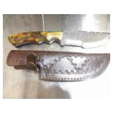 Custom Handmade Damascus Steel Hunting Knife New 1