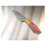Custom Handmade Damascus Steel Cowboy Knife New 9.
