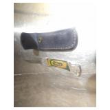 Custom Handmade Damascus Steel Lock Blade Knife Ne