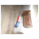 Custom Handmade Damascus Steel Lock blade Knife Ne