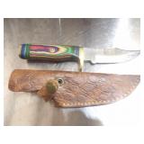 Custom Handmade Damascus Steel Hunting Knife New 8