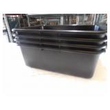 Black Parade Plastic Containers  22x15x7