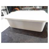 Grey Parade Plastic Containers W/Lids 22x15x7