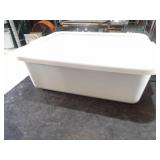 Grey Parade Plastic Containers W/Lids 22x15x7