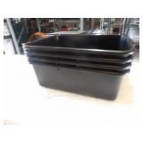 Black Parade Plastic Containers  22x15x7