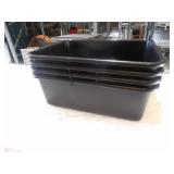Black Parade Plastic Containers  22x15x7