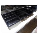 Black Parade Plastic Silerware Holders 21x11.5x3.5