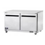 New 60" 2 Solid Door Undercounter Refrig AUC60F