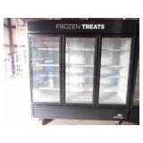 True Three  Door Freezer Gets Cold