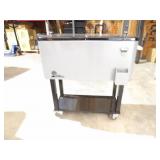 Moblie Stainless Steel Cold Beverage Holder 36"