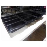 Black Parade Plastic Silerware Holders 21x11.5x3.5