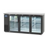 New 72" 3 Glass Door Back Bar Cooler SD-ABB72G Re