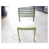 X4 Nice Green Patio Chairs