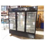 True Three Door Freezer Gets Cold