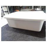 Grey Parade Plastic Containers W/Lids 22x15x7