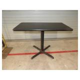 Black Resturant Table 42x30