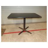 Black Resturant Table 42x30