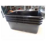 Black Parade Plastic Containers  22x15x7