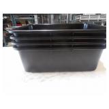 Black Parade Plastic Containers  22x15x7