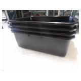 Black Parade Plastic Containers  22x15x7