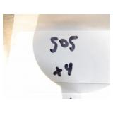 X4 Nice Brown Cushioned Chairs