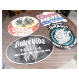 Bid X4: Bar signs