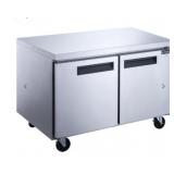 New Dukers 2-Door Undercounter Stainless Steel Fre