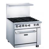 New Dukers 6 Burner Gas Range 36" DUK810060610529