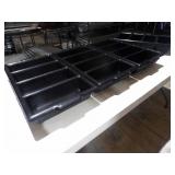 Black Parade Plastic Silerware Holders 21x11.5x3.5