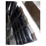 Black Parade Plastic Silerware Holders 21x11.5x3.5