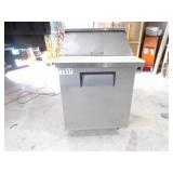 True 1-Door Sandwich Prep Table 27"